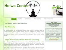 Tablet Screenshot of heiwacenter.com